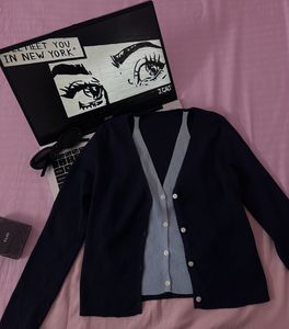 Navy Blue Cardigan