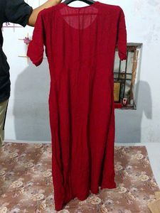A-line Cotton Frock