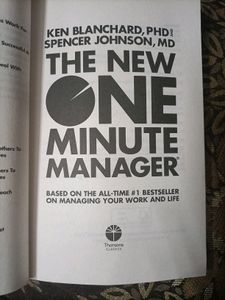 🆕 The New One Minute Manager Book Paperback