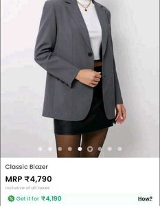 Classic Grey Blazer
