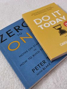 Zero To One Do It Tday Combo 2 Book
