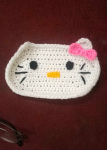 Hello Kitty Crochet glasses case