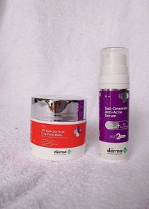 The Derma Co. serum nd face mask