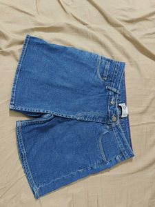 Stylish Denim Wrap Skirt