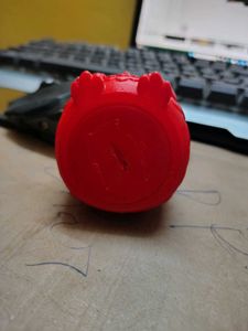 Cute Red Owl Figurine coin box