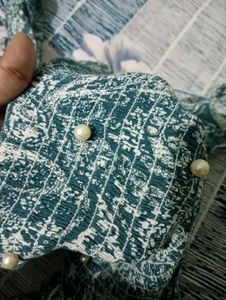 Boho Paisley Print Smocked Top
