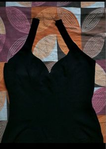 Elegant Black Halter Neck Wide Leg Jumpsuit