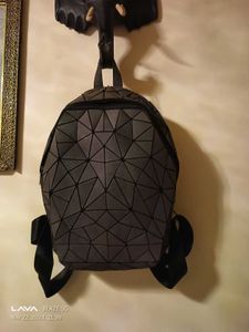 Geometric Reflective Backpack