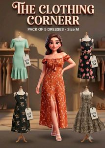 Pack of 5 Stylish Dresses