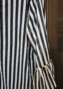 Chic Striped Flare Sleeve Top