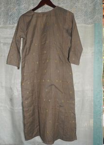 Brown Ethnic Long Kurta