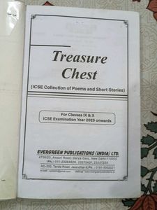 Treasure Chest ICSE Poems &amp; Stories