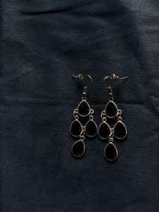 SET OF 2 Combo Teardrop Dangle Earrings