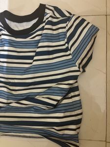 Striped Fitted Top