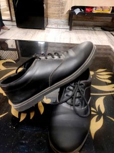 Black Lace-Up Shoes
