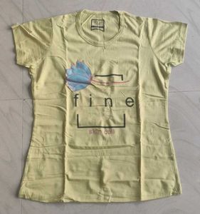 Cute Yellow Graphic Tee