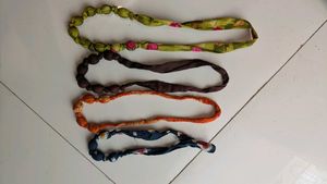 Boho Fabric Beaded Necklaces