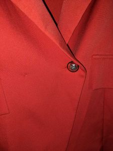 Red Business Blazer