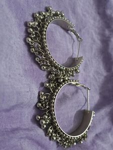 Silver Hoops