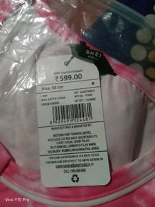 Shein Pink Tie-Dye Tank &amp; Shorts Set