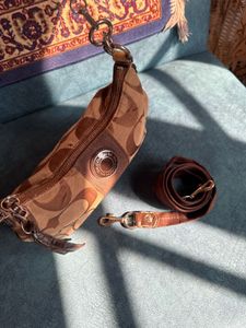 Coach Monogram Shoulder Bag