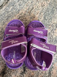 Purple Minnie Mouse Sandals