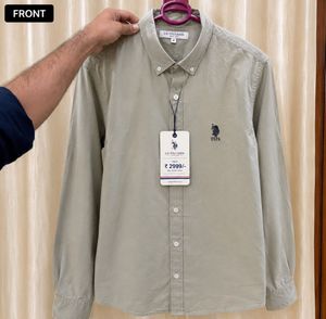 US POLO LIME GREEN M SIZE SHIRT FOR MEN’S