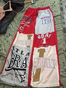 Patchwork Graphic Cargo Pants