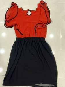 Chic H&amp;M Two-Tone Dress