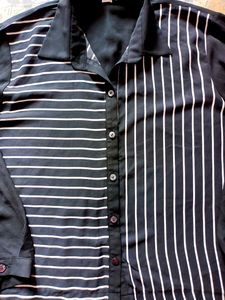 Stripped button down shirt