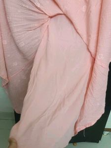 Branded Peach A-Line Kurti