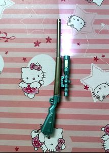 Kids Design Gun Pen With Light 2 Qty