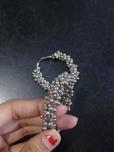 Stylish Beaded Hoop Earrings