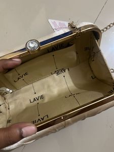 Elegant Gold Clutch Bag