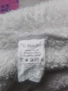 Fluffy White Hoodie