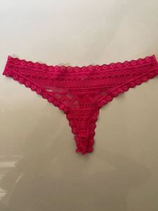 Lace Thong Panties - Set of 3