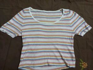 Striped Knit Top