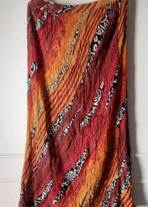 Unused Crush, crumbled fabric Bohemian Skirt