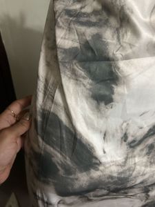 Stylish Marble Print Slip Dress