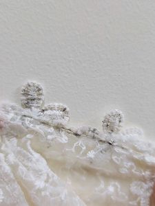 Sheer White Lace Flower Top