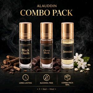 Alauddin Combo Pack Attar Rollerball Set