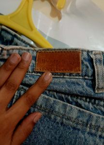 Distressed Blue Jeans Women