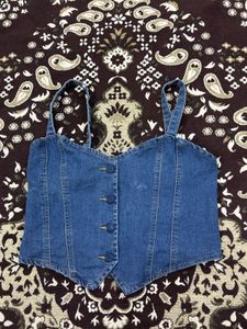 Cute Denim Top 🦋