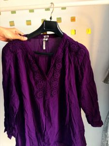 tunic top with lace details