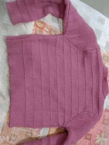 Pink Knit Cardigan +🎁 FREE GIFT JEANS OR TOP🧚‍♀️