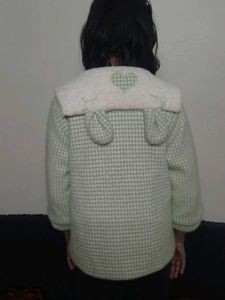 Cute Girl's Checkered Jacket