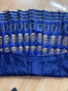 Royal Blue Embroidered Lehenga