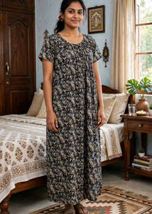 Comfortable Printed Nightgown