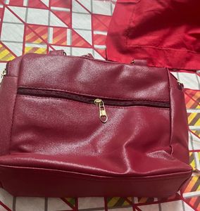 Red Handpurse New With Tag