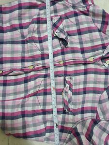 Trendy Multi-Color Plaid Crop Shirt